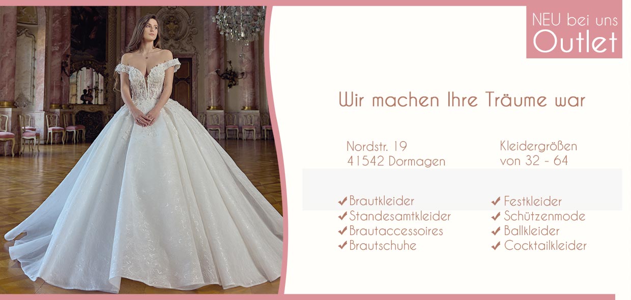 Brautmode Dormagen Startseite Banner 2023new